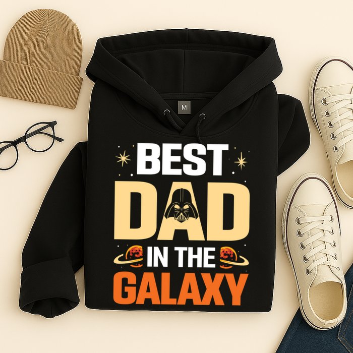 Best Dad In The Universe Fathers Day Spoof Hoodie
