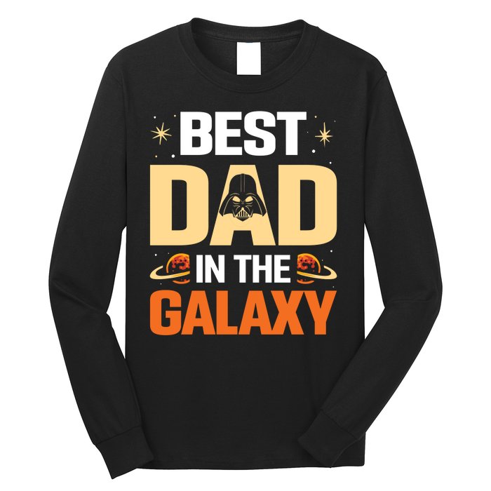 Best Dad In The Universe Fathers Day Spoof Long Sleeve Shirt