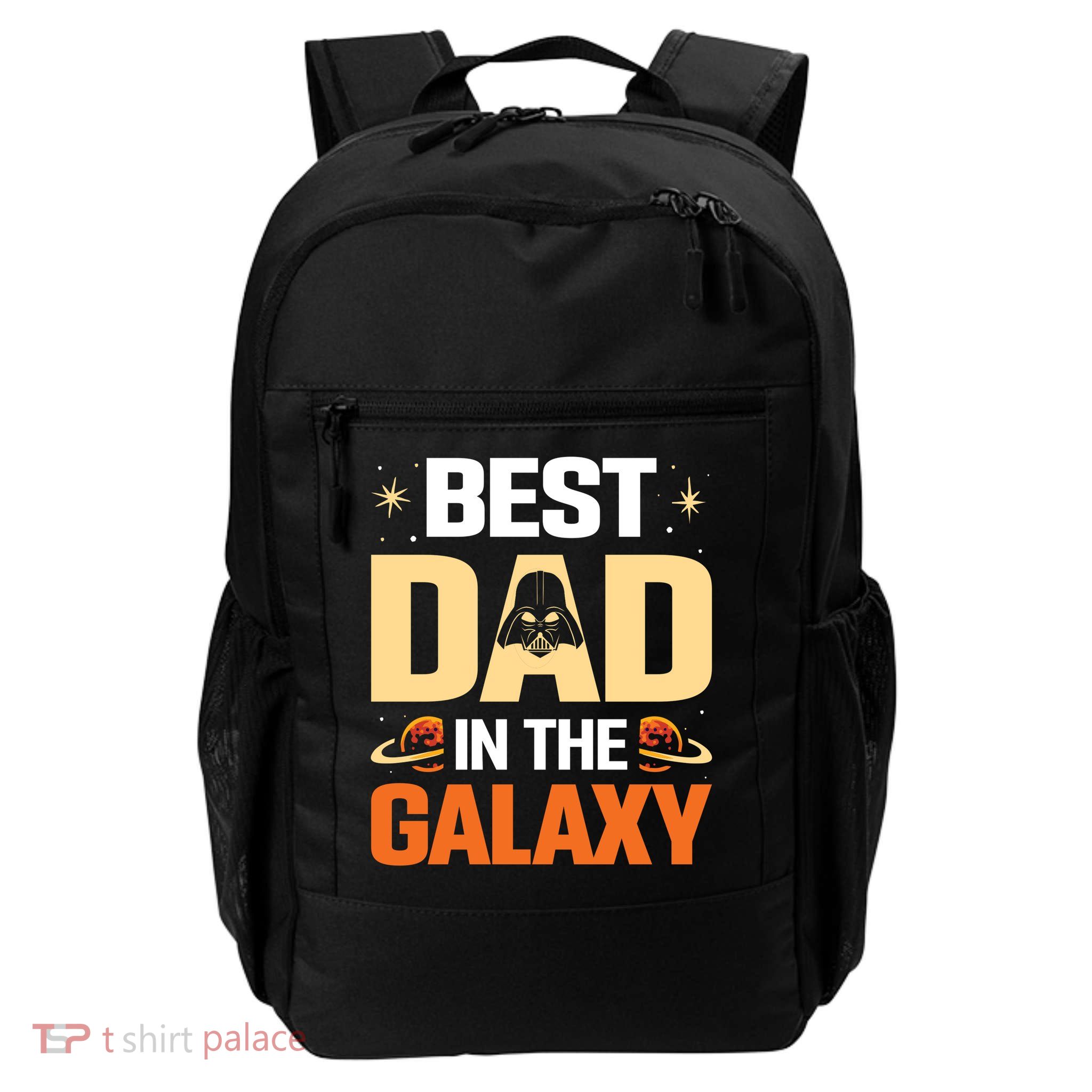 Best Dad In The Universe Fathers Day Spoof Daily Commute Backpack