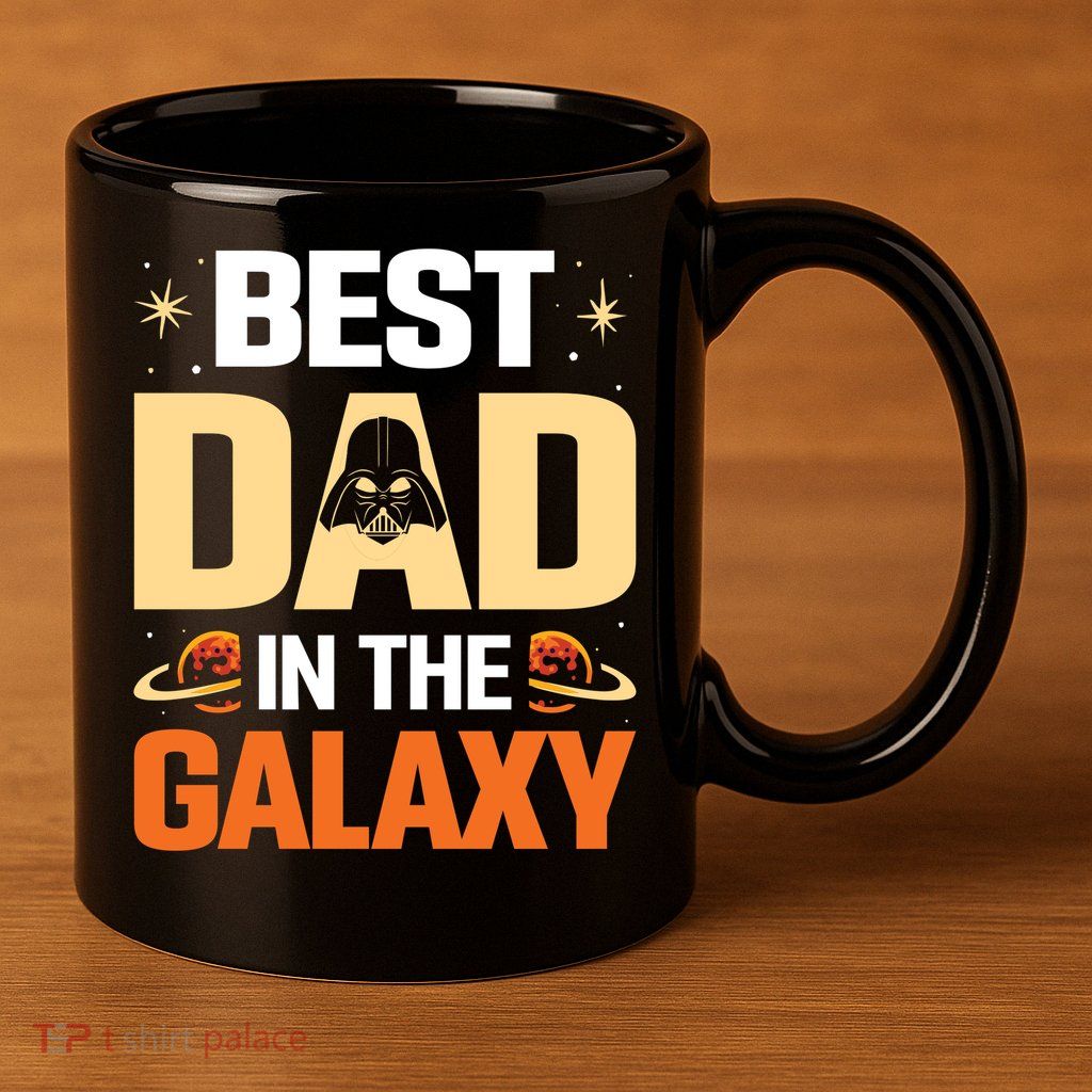 Best Dad In The Universe Fathers Day Spoof 11oz C Handle Ceramic Mug