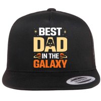 Best Dad In The Universe Fathers Day Spoof Flat Bill Trucker Hat