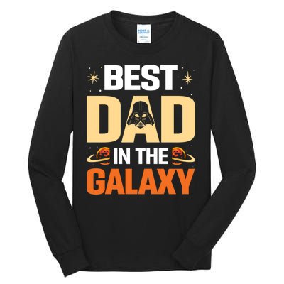 Best Dad In The Universe Fathers Day Spoof Tall Long Sleeve T-Shirt