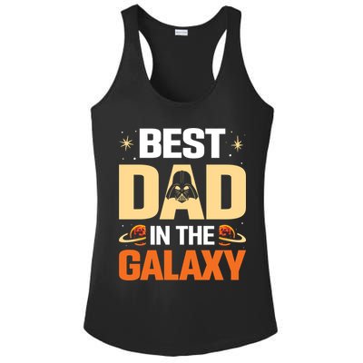 Best Dad In The Universe Fathers Day Spoof Ladies PosiCharge Competitor Racerback Tank