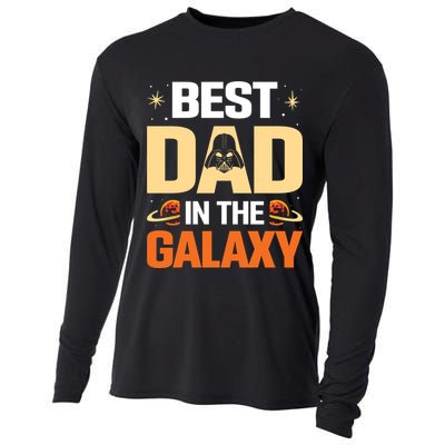 Best Dad In The Universe Fathers Day Spoof Cooling Performance Long Sleeve Crew