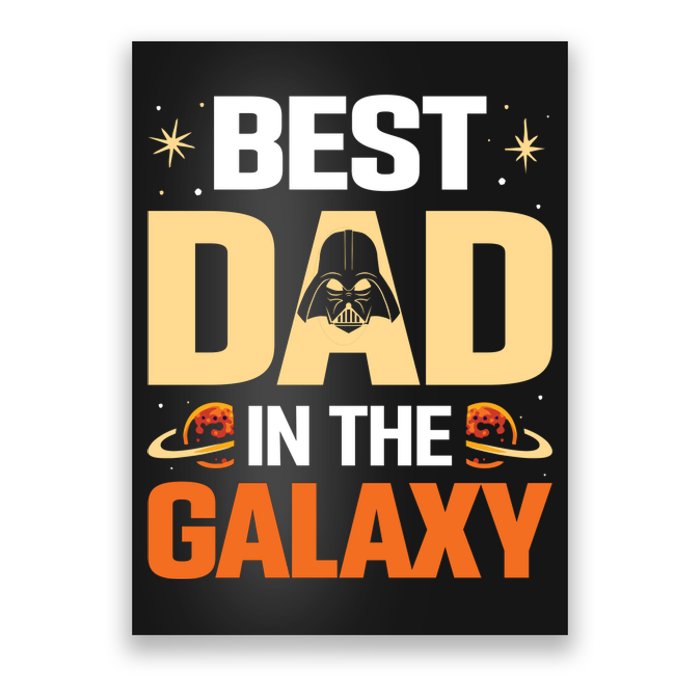 Best Dad In The Universe Fathers Day Spoof Poster