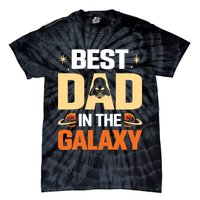 Best Dad In The Universe Fathers Day Spoof Tie-Dye T-Shirt