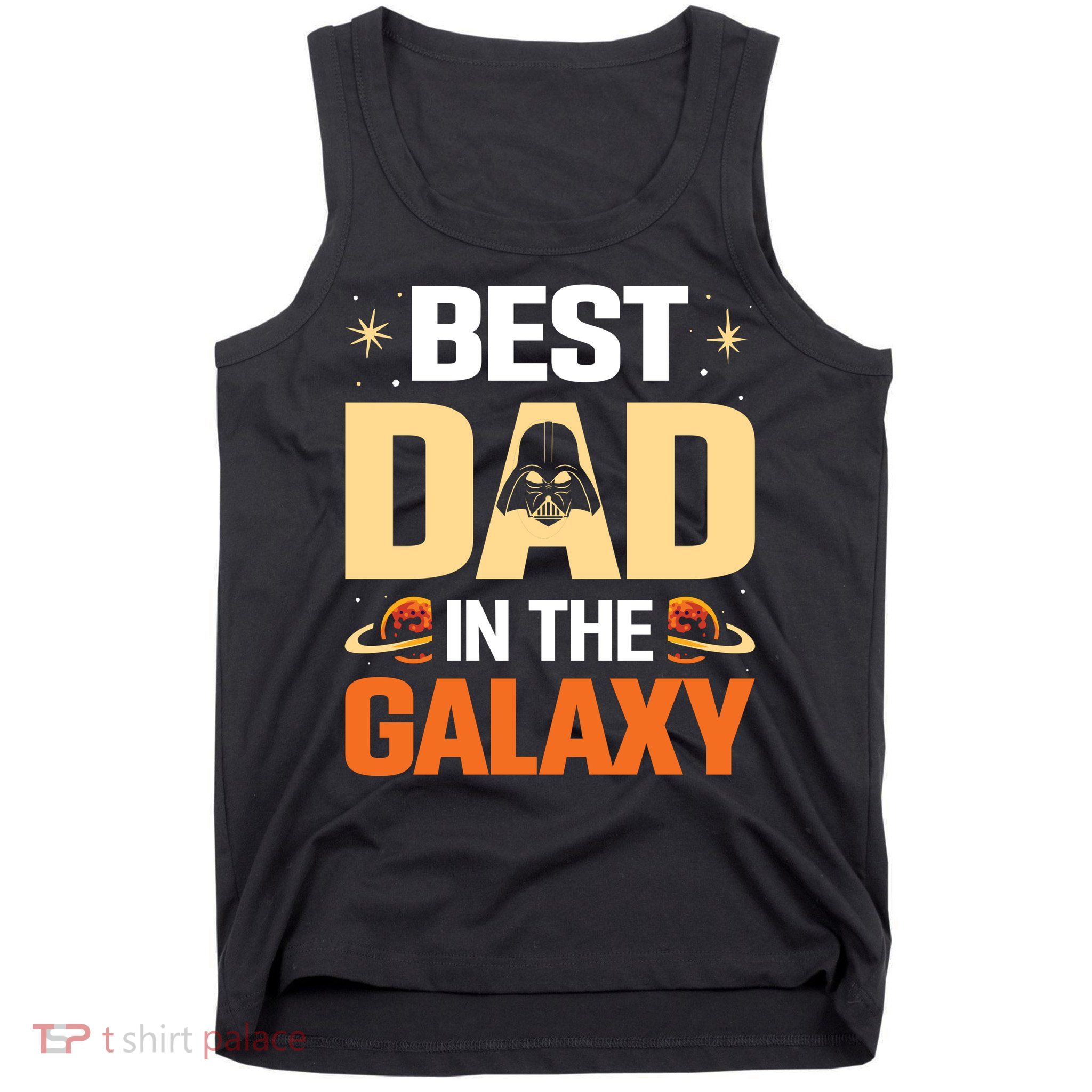 Best Dad In The Universe Fathers Day Spoof Tank Top