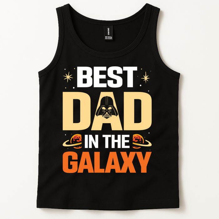 Best Dad In The Universe Fathers Day Spoof Tank Top