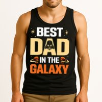 Best Dad In The Universe Fathers Day Spoof Tank Top