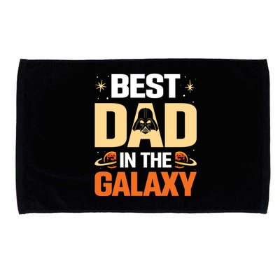 Best Dad In The Universe Fathers Day Spoof Microfiber Hand Towel