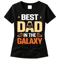 Best Dad In The Universe Fathers Day Spoof Womens T-Shirt