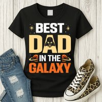 Best Dad In The Universe Fathers Day Spoof Womens T-Shirt