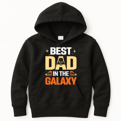 Best Dad In The Universe Fathers Day Spoof Kids Hoodie