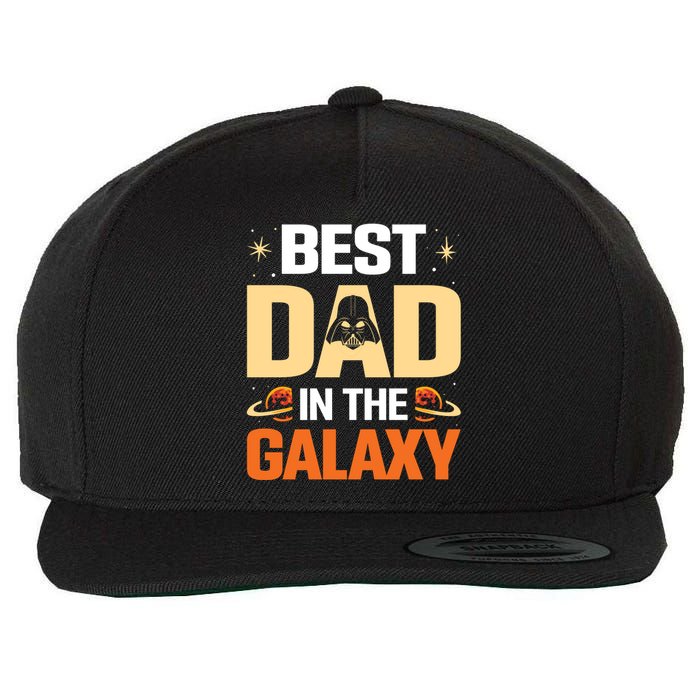 Best Dad In The Universe Fathers Day Spoof Wool Snapback Cap