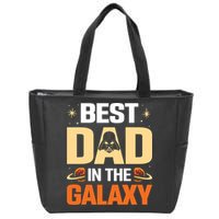 Best Dad In The Universe Fathers Day Spoof Zip Tote Bag
