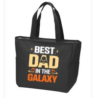 Best Dad In The Universe Fathers Day Spoof Zip Tote Bag