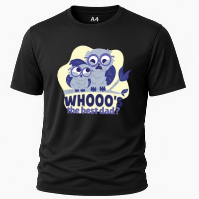 Best Dad Owl Performance Shirt