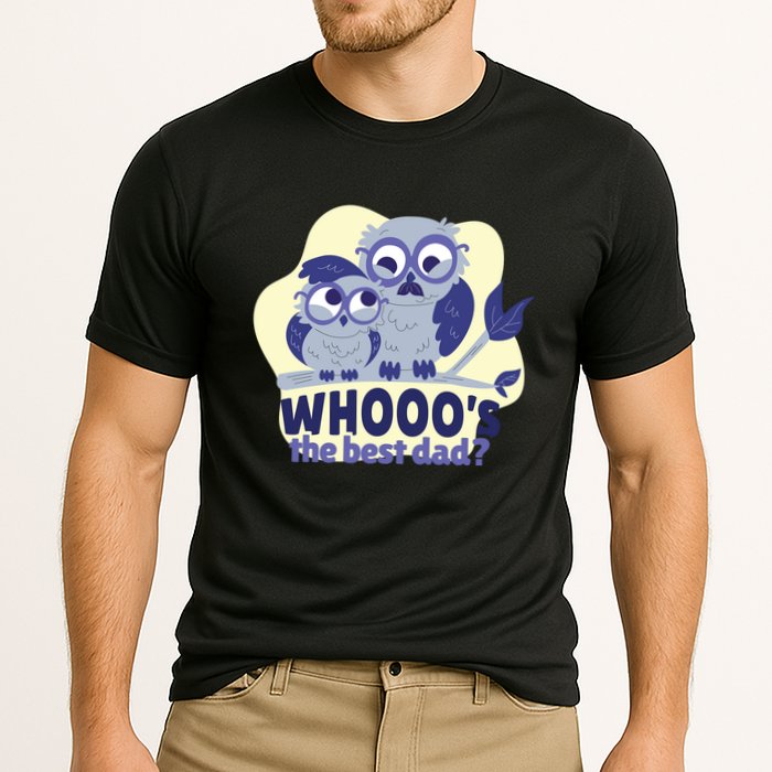 Best Dad Owl Cooling Performance Crew T-Shirt