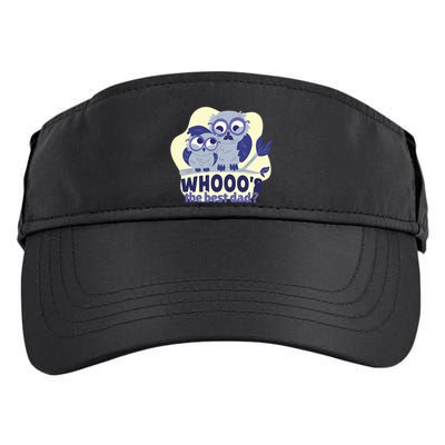 Best Dad Owl Adult Drive Performance Visor