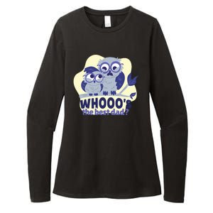 Best Dad Owl Womens CVC Long Sleeve Shirt