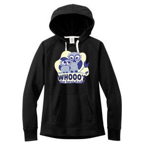 Best Dad Owl Women's Fleece Hoodie