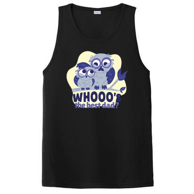 Best Dad Owl PosiCharge Competitor Tank