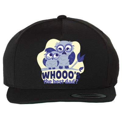 Best Dad Owl Wool Snapback Cap