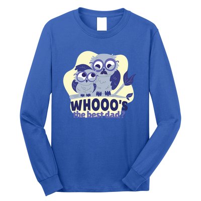 Best Dad Owl Long Sleeve Shirt