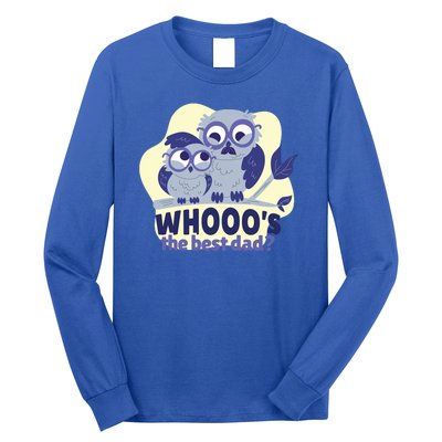 Best Dad Owl Long Sleeve Shirt