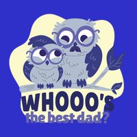 Best Dad Owl T-Shirt