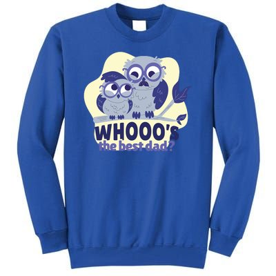 Best Dad Owl Tall Sweatshirt