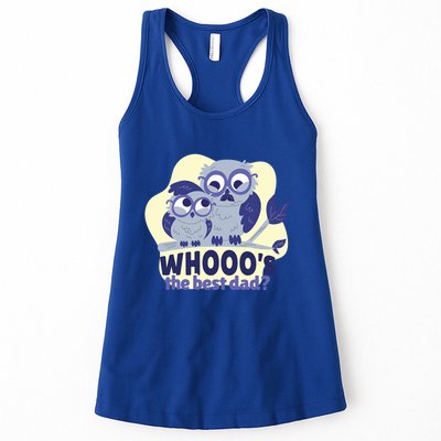 Best Dad Owl Womens Tank Top