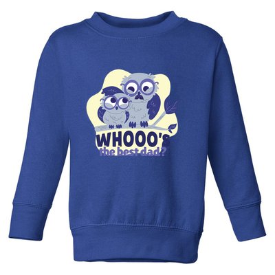 Best Dad Owl Toddler Sweatshirt
