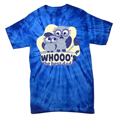 Best Dad Owl Tie-Dye T-Shirt