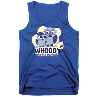 Best Dad Owl Tank Top