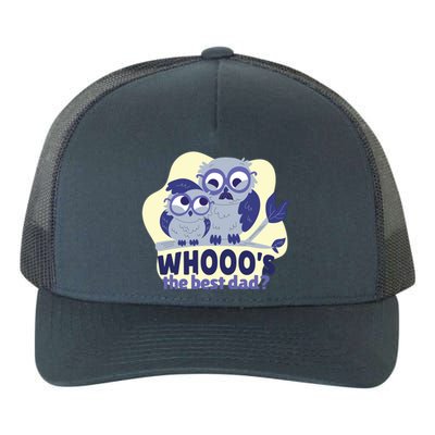 Best Dad Owl Yupoong Adult 5-Panel Trucker Hat