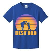 Best Dad Retro Sunset Kids T-Shirt