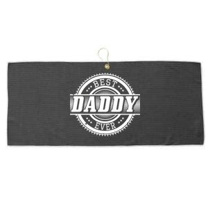 Best Daddy Ever Large Microfiber Waffle Golf Towel