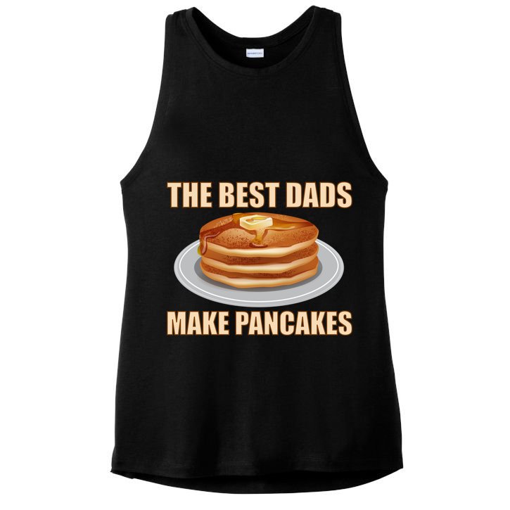 Best Dads Make Pancakes Ladies PosiCharge Tri-Blend Wicking Tank