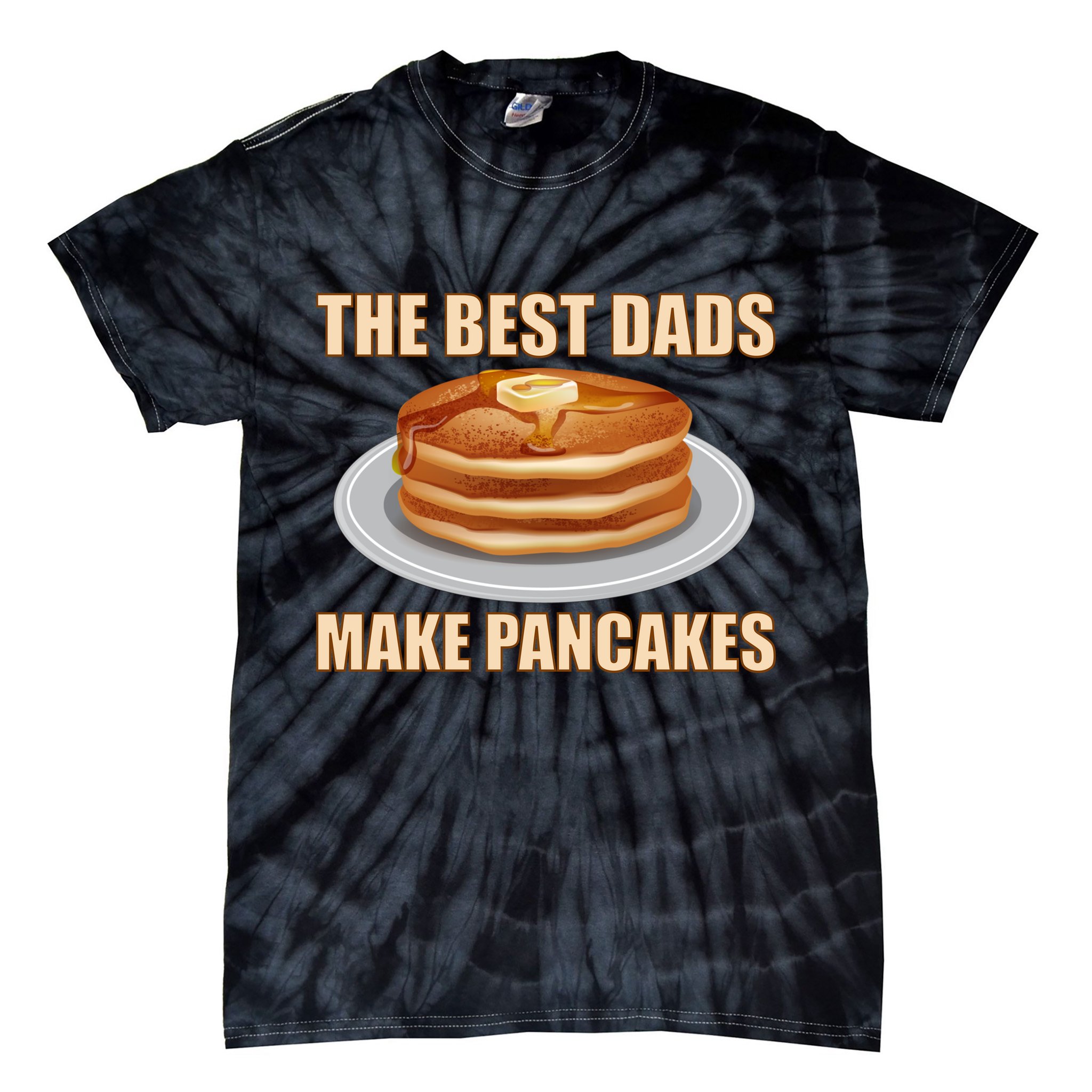 Best Dads Make Pancakes Tie-Dye T-Shirt
