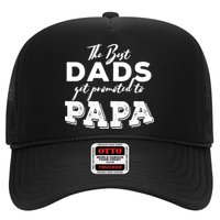 Best Dads Promoted To Papa Funny Gift Trucker Hat