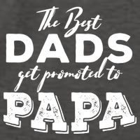 Best Dads Promoted To Papa Funny Gift Vector Backpack