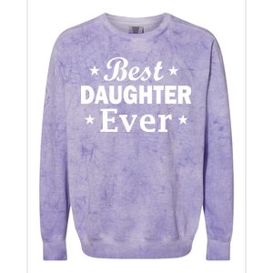 Best Daughter Ever Colorblast Crewneck Sweatshirt