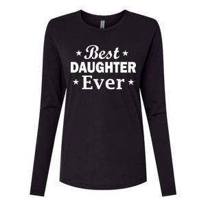 Best Daughter Ever Womens Cotton Relaxed Long Sleeve T-Shirt