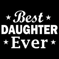 Best Daughter Ever Drawstring Bag