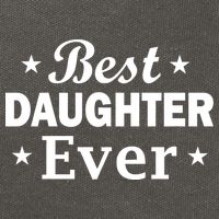 Best Daughter Ever Cotton Canvas Backpack