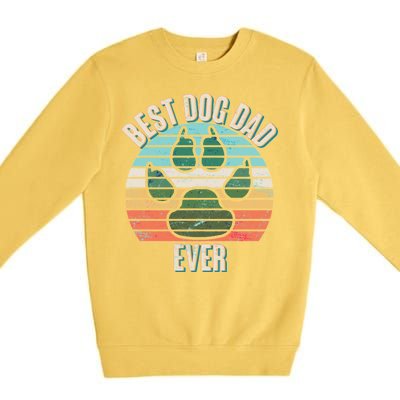 Best Dog Dad Ever Premium Crewneck Sweatshirt