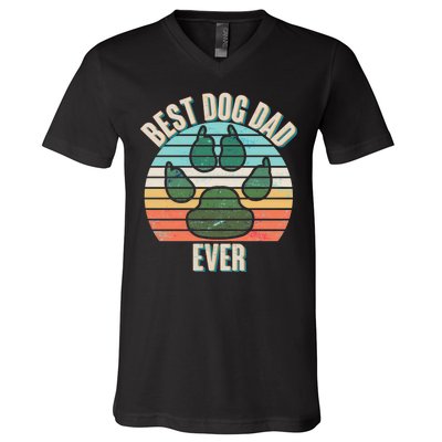 Best Dog Dad Ever V-Neck T-Shirt