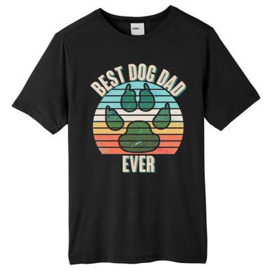 Best Dog Dad Ever Tall Fusion ChromaSoft Performance T-Shirt