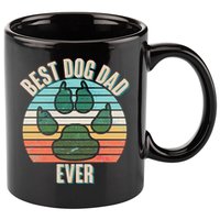 Best Dog Dad Ever 11oz C Handle Ceramic Mug
